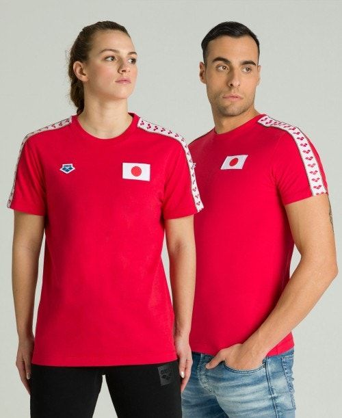 Red Arena Team Nations T-shirt | PGACIVB-26