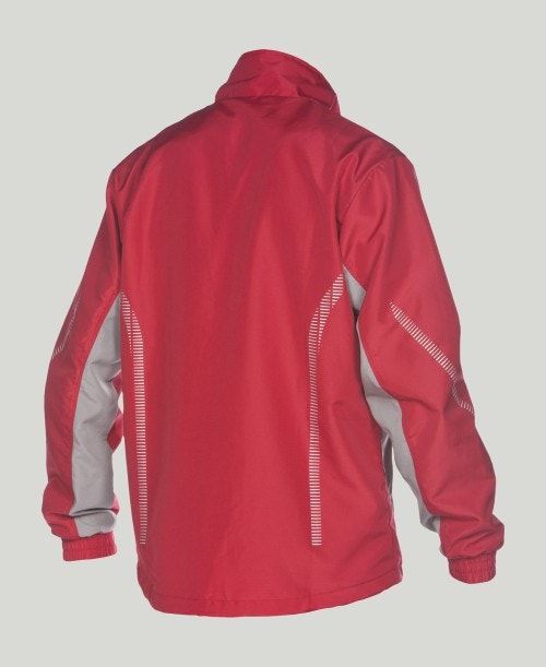 Red / Grey Arena Team Line Warm-up Jacket | RQVYEXZ-81