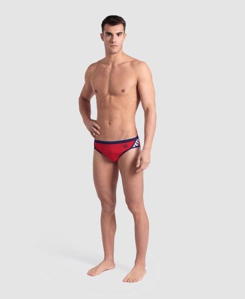 Red / Navy Arena Icons Brief | LXEHJIZ-70