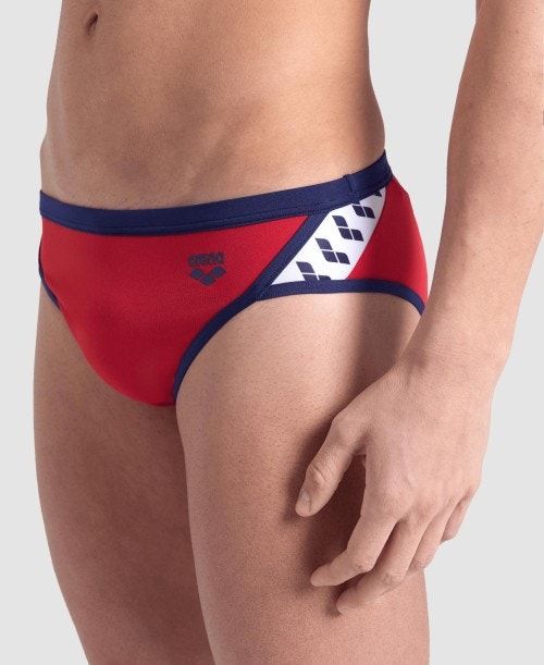 Red / Navy Arena Icons Brief | LXEHJIZ-70