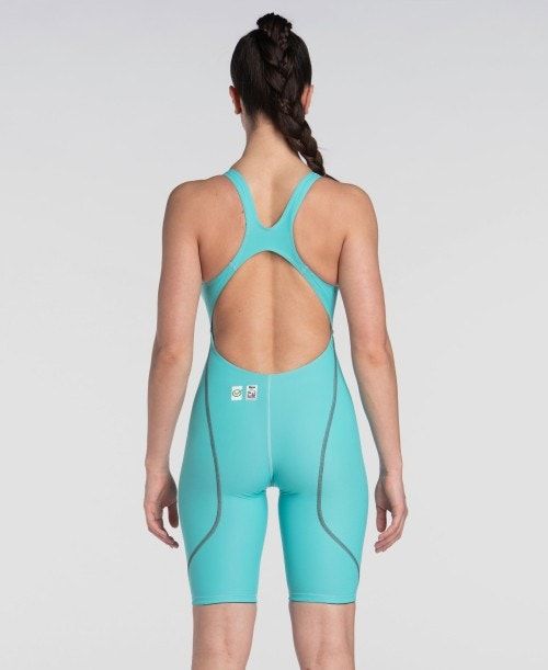 Turquoise Arena Powerskin St Next Eco Open Back | JMWVLIY-91