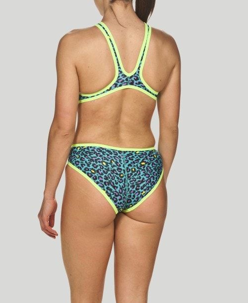 Turquoise / Green Arena The One Leopard Print - Maxlife | GFOLEYI-84