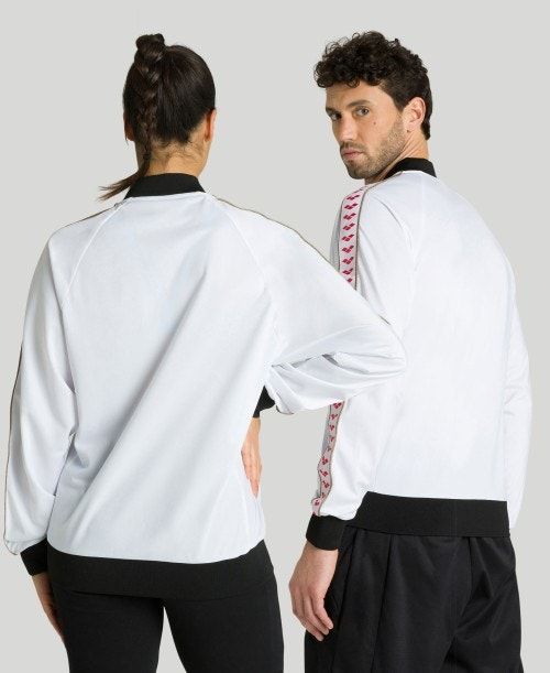 White Arena Relax Iv Nations Team Jacket | SVNGAUD-30