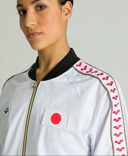 White Arena Relax Iv Nations Team Jacket | SVNGAUD-30