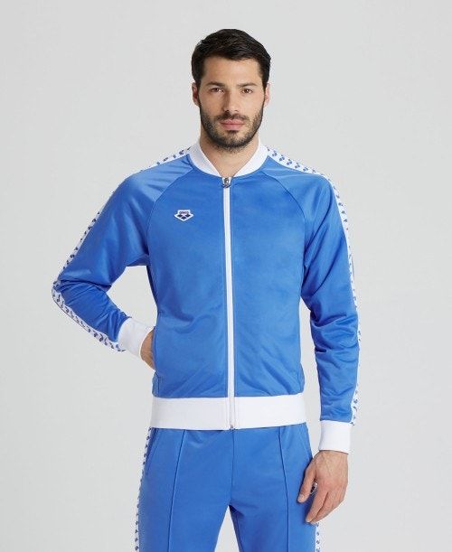 White Arena Relax Iv Team Full-zip Jacket | XTNCUHS-69