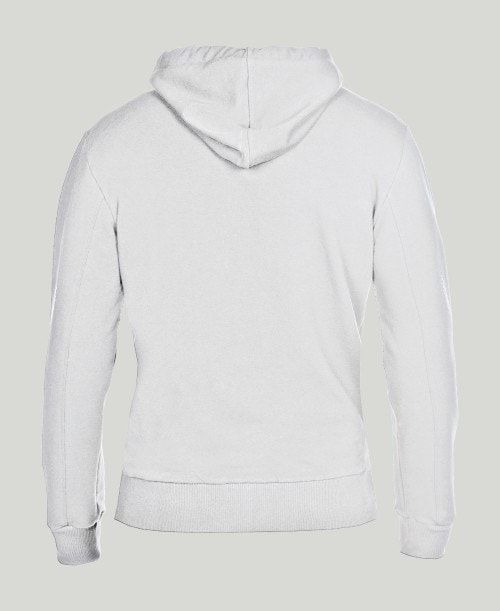 White Arena Team Line Hooded Jacket | GUPXLCD-59