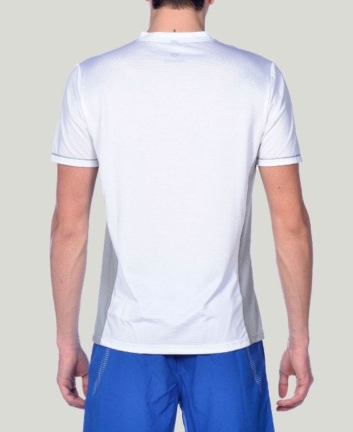 White Arena Team Line Tech Short Sleeve Tee | ILJGEVP-15